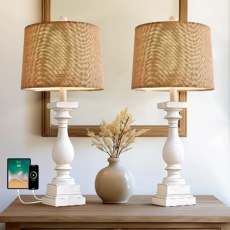 ceramic table lamps with hand painted designs for an artistic touchceramic table lamps with hand painted designs for an artistic touch27" USB A+C Farmhouse Table Lamp Set of 2 Vintage Rustic Traditional Nightstand Bedside Lamps Retro Side Table Lamps ceramic table lamps with hand painted designs for an artistic touchceramic table lamps with hand painted designs for an artistic touch27" USB A+C Farmhouse Table Lamp Set of 2 Vintage Rustic Traditional Nightstand Bedside Lamps Retro Side Table Lamps