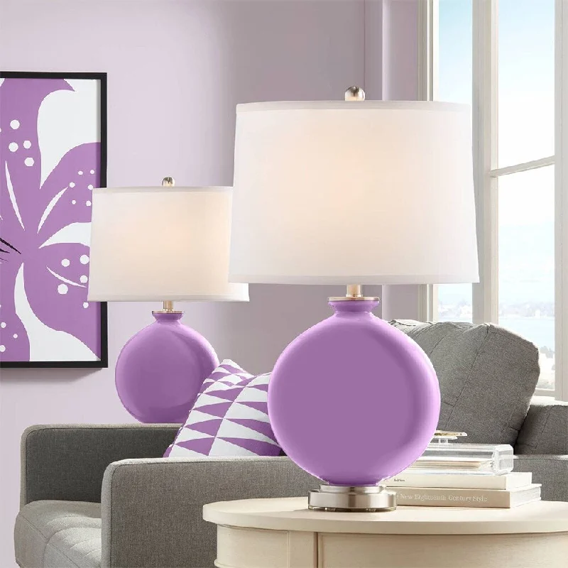 glass table lamps with a frosted surface for soft light diffusionglass table lamps with a frosted surface for soft light diffusionAfrican Violet Carrie Table Lamp Set of 2 - 11" x 26" glass table lamps with a frosted surface for soft light diffusionglass table lamps with a frosted surface for soft light diffusionAfrican Violet Carrie Table Lamp Set of 2 - 11" x 26"