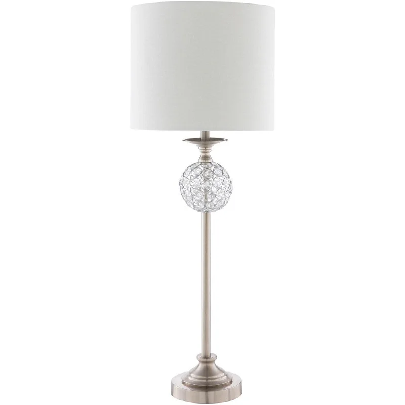 rustic farmhouse table lamps for cozy kitchensrustic farmhouse table lamps for cozy kitchensArtistic Weavers Savona Traditional Crystal Ball Candlestick 31-inch Table Lamp