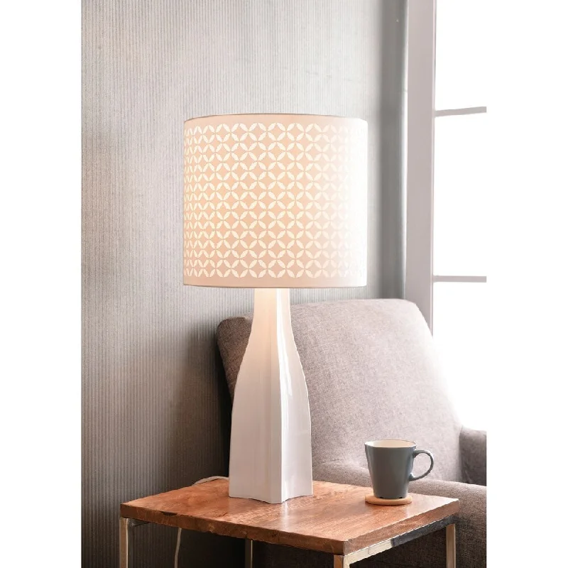 leather table lamps with a distressed texture for a rugged charmleather table lamps with a distressed texture for a rugged charmBardot 24" Accent Lamp - White
