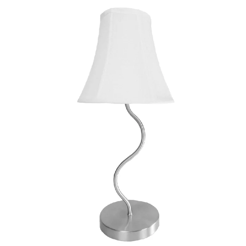 metal table lamps with a matte black finish for a sleek appearancemetal table lamps with a matte black finish for a sleek appearanceBrush Nickel Lamp