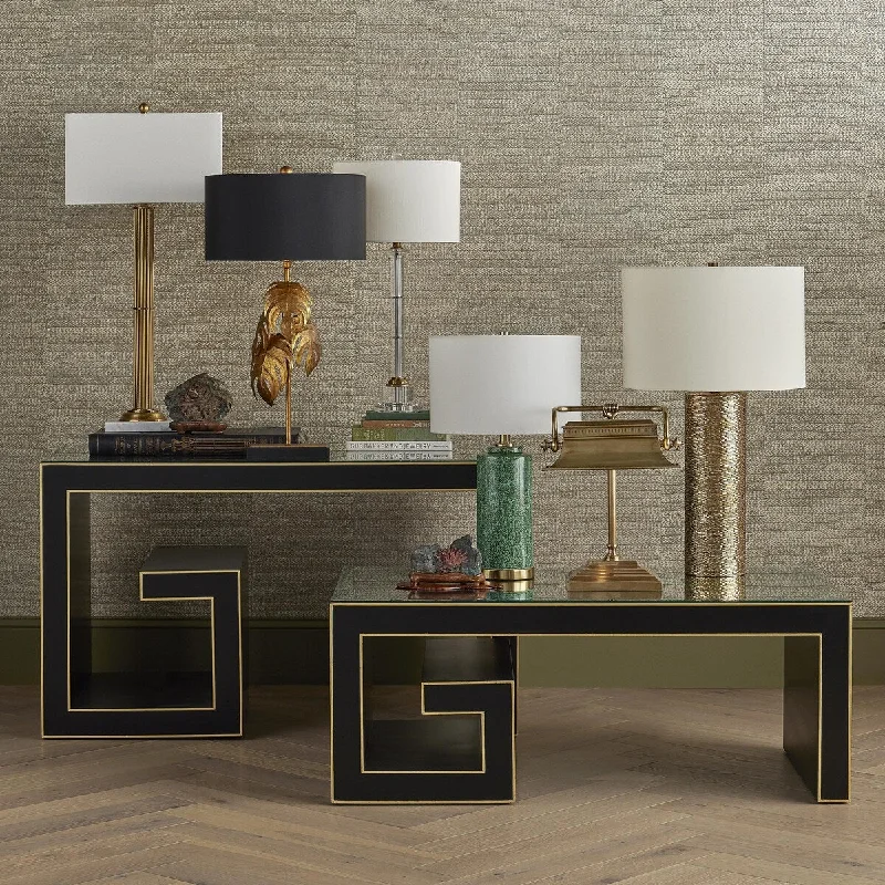 art deco table lamps with geometric shapes for a retro touchart deco table lamps with geometric shapes for a retro touchCurrey & Company Allegory Brass Table Lamp - 36.5"h x 17"w x 10.5"d