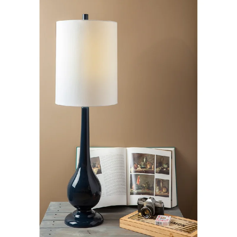 wooden table lamps with natural grain for a warm and organic feelwooden table lamps with natural grain for a warm and organic feelExquisite Indigo Glass Lamp