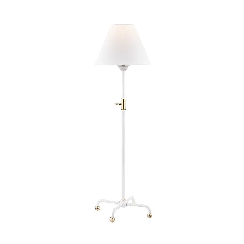 fabric table lamps with a linen shade for a relaxed and breathable lookfabric table lamps with a linen shade for a relaxed and breathable lookHudson Valley Classic No.1 by Mark D. Sikes 1-light White Table Lamp, White Linen