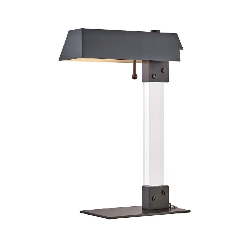 crystal table lamps with dazzling prisms for a glamorous effectcrystal table lamps with dazzling prisms for a glamorous effectHudson Valley Hunts Point 1-light Old Bronze Table Lamp, Old Bronze Metal