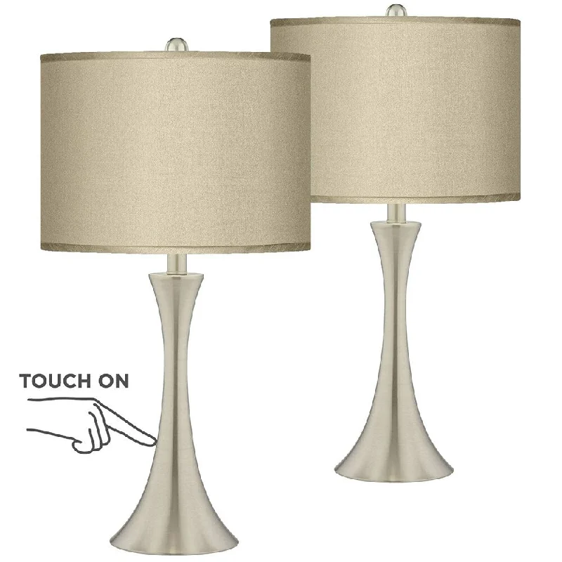victorian style table lamps with ornate details for traditional homesvictorian style table lamps with ornate details for traditional homesIndustrial Touch Table Lamps Set of 2 LED Brushed Nickel Taupe Shade - 13" x 24" victorian style table lamps with ornate details for traditional homesvictorian style table lamps with ornate details for traditional homesIndustrial Touch Table Lamps Set of 2 LED Brushed Nickel Taupe Shade - 13" x 24"