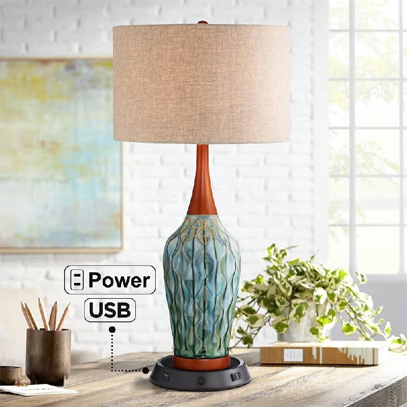 rustic farmhouse table lamps for cozy kitchensrustic farmhouse table lamps for cozy kitchensModern Table Lamp 30" Tall Blue Teal Dimmable USB Workstation Base - 16" x 30" rustic farmhouse table lamps for cozy kitchensrustic farmhouse table lamps for cozy kitchensModern Table Lamp 30" Tall Blue Teal Dimmable USB Workstation Base - 16" x 30"