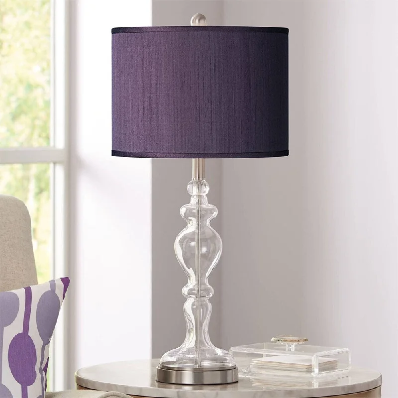 crystal table lamps with dazzling prisms for a glamorous effectcrystal table lamps with dazzling prisms for a glamorous effectModern Table Lamp Clear Glass Apothecary Purple Shade for Bedroom - 13" x 28" crystal table lamps with dazzling prisms for a glamorous effectcrystal table lamps with dazzling prisms for a glamorous effectModern Table Lamp Clear Glass Apothecary Purple Shade for Bedroom - 13" x 28"