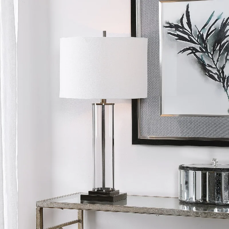 ceramic table lamps with hand painted designs for an artistic touchceramic table lamps with hand painted designs for an artistic touchNickel Table Lamp Dark, Antique Nickel - Exact Size