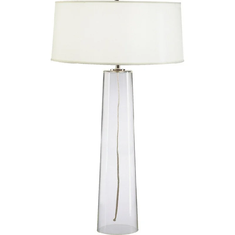 metal table lamps with a matte black finish for a sleek appearancemetal table lamps with a matte black finish for a sleek appearanceRobert Abbey 1579W One Light Table Lamp Rico Espinet Olinda Clear Glass - One Size