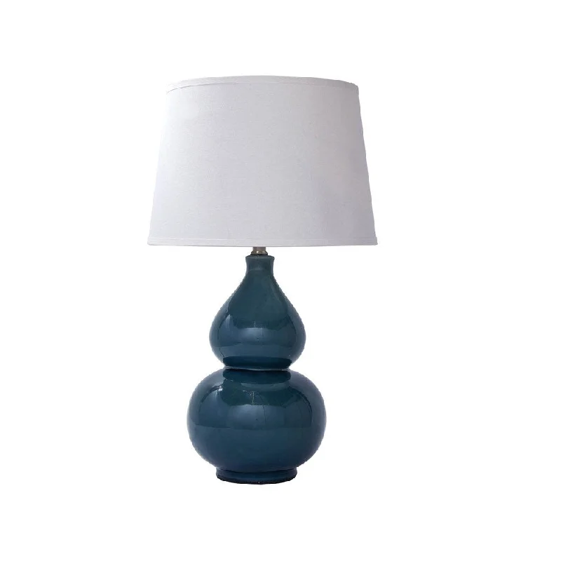 coastal style table lamps with nautical elements for beach housescoastal style table lamps with nautical elements for beach housesSaffi Teal Ceramic Table Lamp