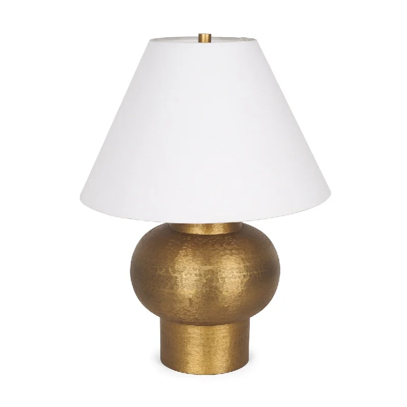 crystal table lamps with dazzling prisms for a glamorous effectcrystal table lamps with dazzling prisms for a glamorous effectSalaah Antique Gold Brushed Metal w/ Cream Shade Table Lamp - 19.5L x 19.5W x 26.0H